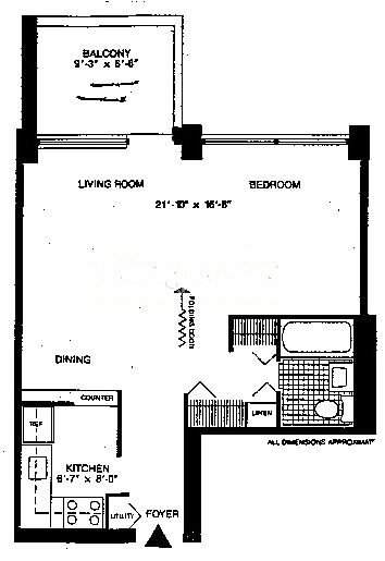 1460 N Sandburg Floorplan - 07 Tier